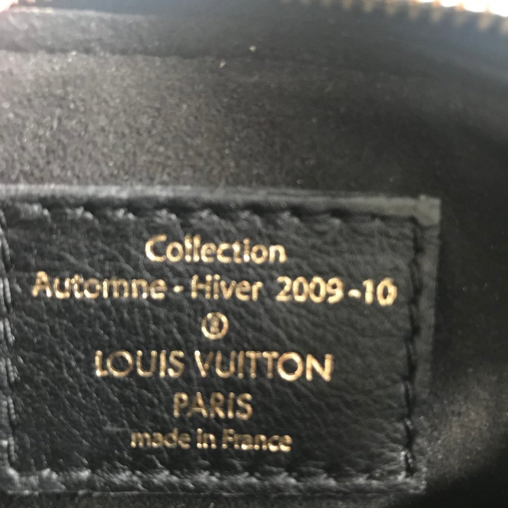 EXTREMELY RARE Louis Vuitton Gold sequins logo monogram mini pochette purse - Picture 6 of 9